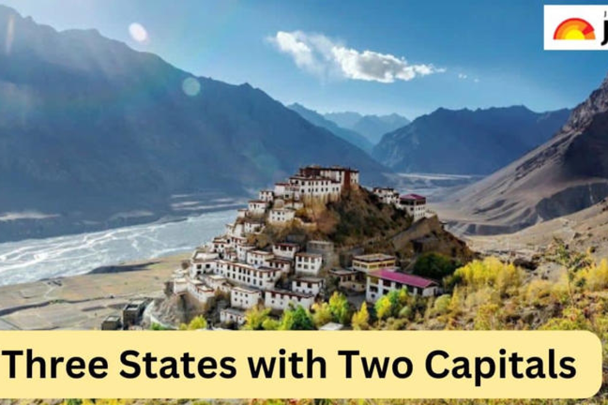 Which Three States in India Have Two Capitals? Find Out Here